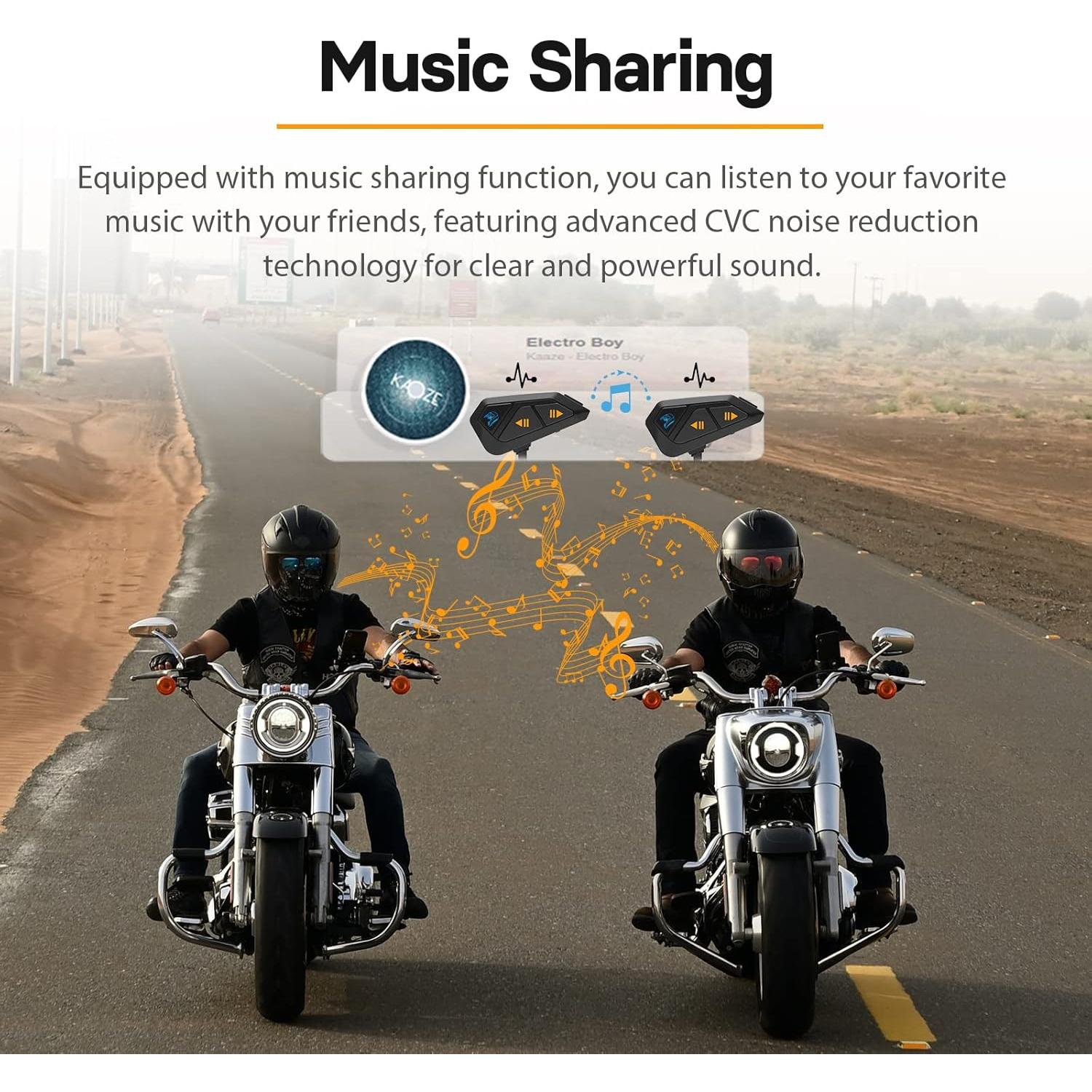 Auricular Bluetooth FreedConn FG para Casco de Motocicleta