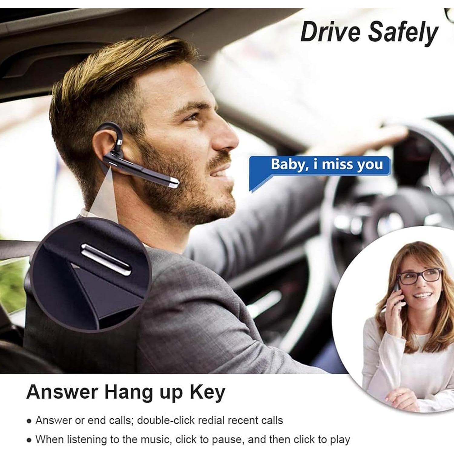 Auricular Inalámbrico Agkey V5.3 con Micrófono y Cancelación de Ruido