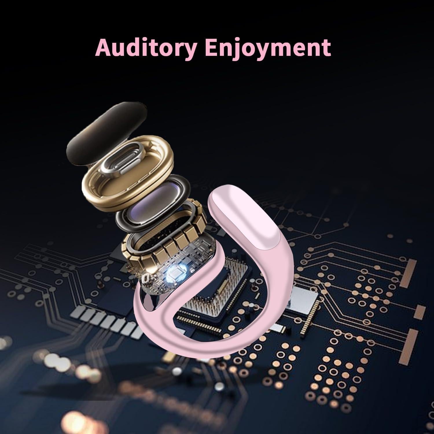 Auriculares Inalámbricos de Traducción AI Tulbeys K19 Rosa