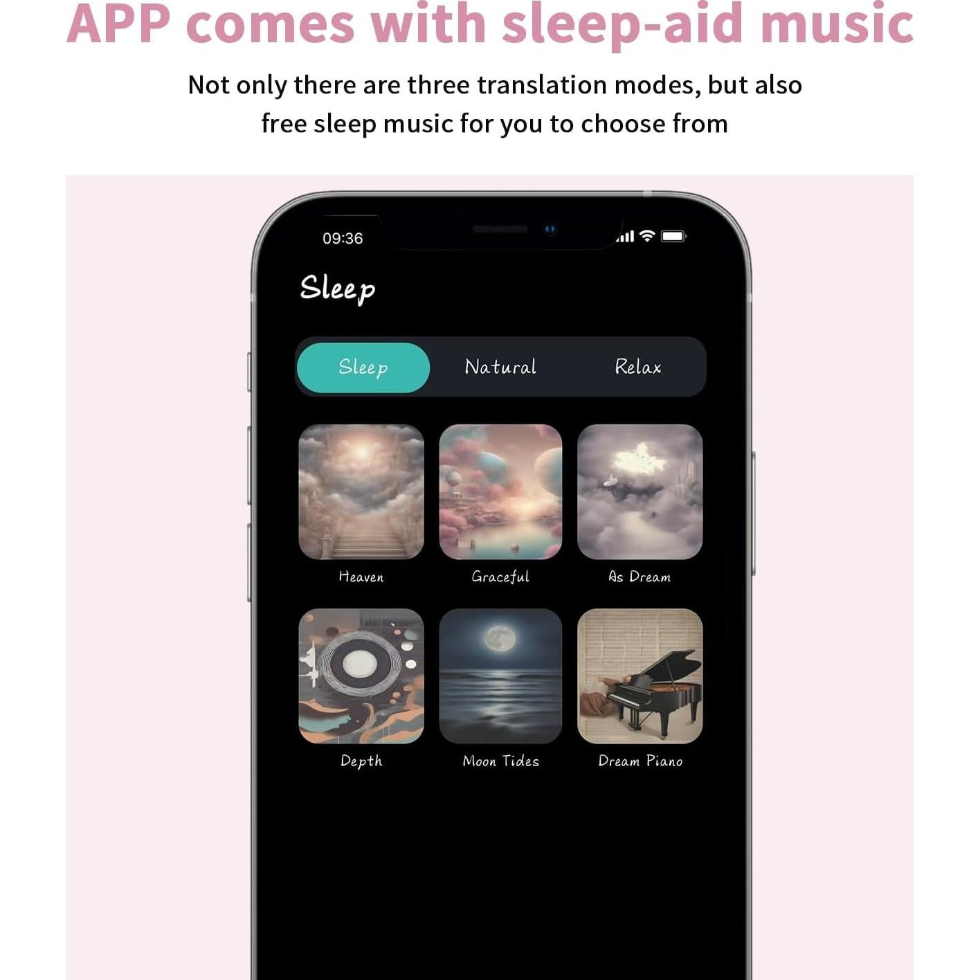 Auriculares Inalámbricos de Traducción AI Tulbeys K19 Rosa