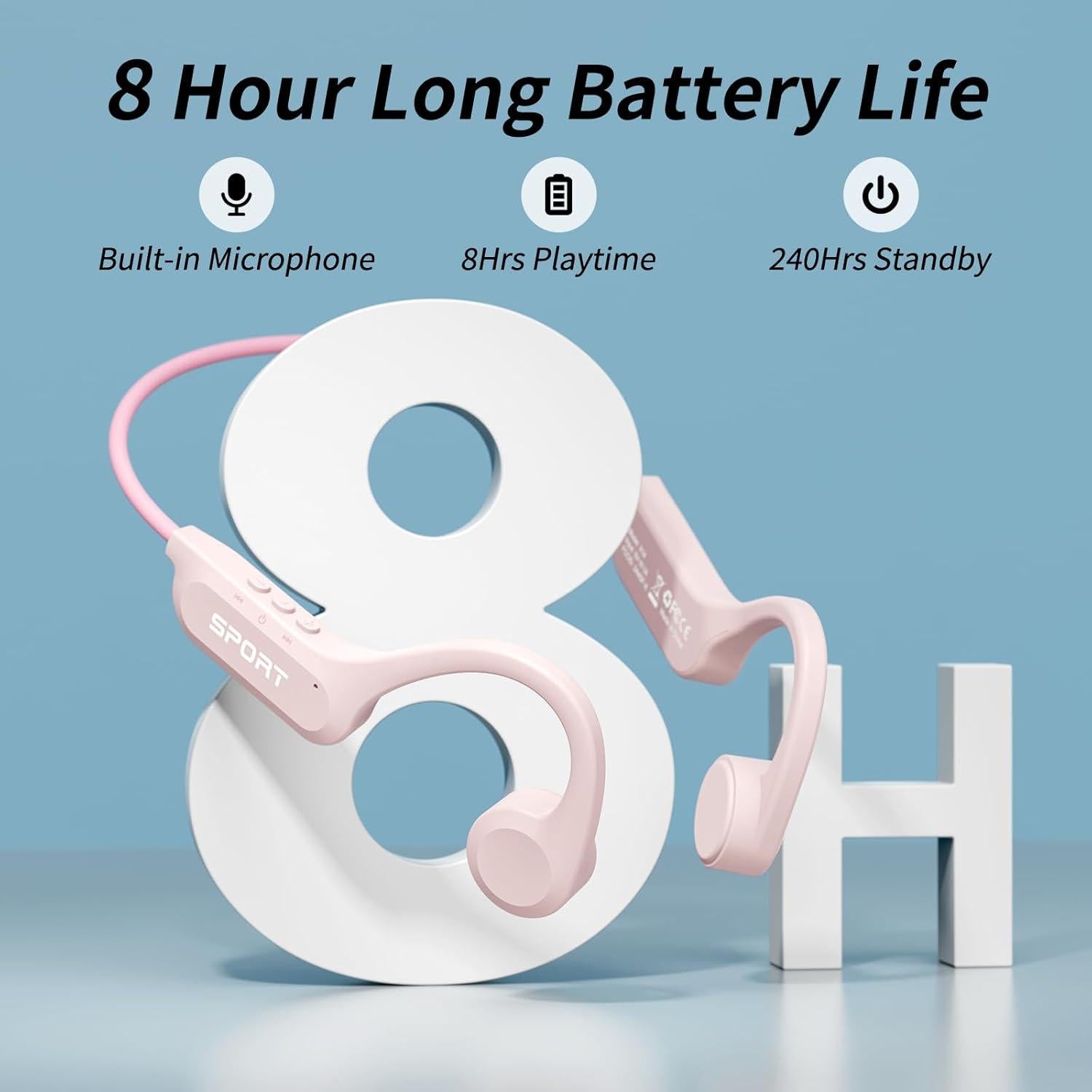 Auriculares Inalámbricos Bluetooth 5.3 CXK X14 Conducción Ósea IPX6