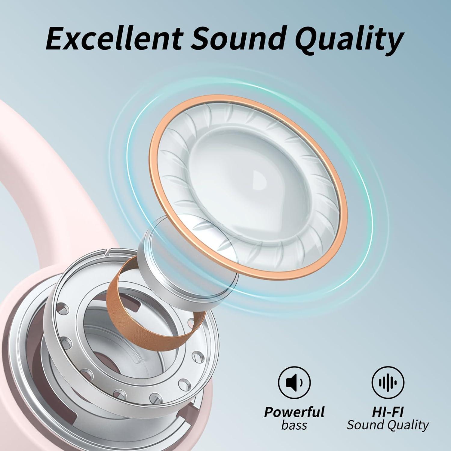 Auriculares Inalámbricos Bluetooth 5.3 CXK X14 Conducción Ósea IPX6