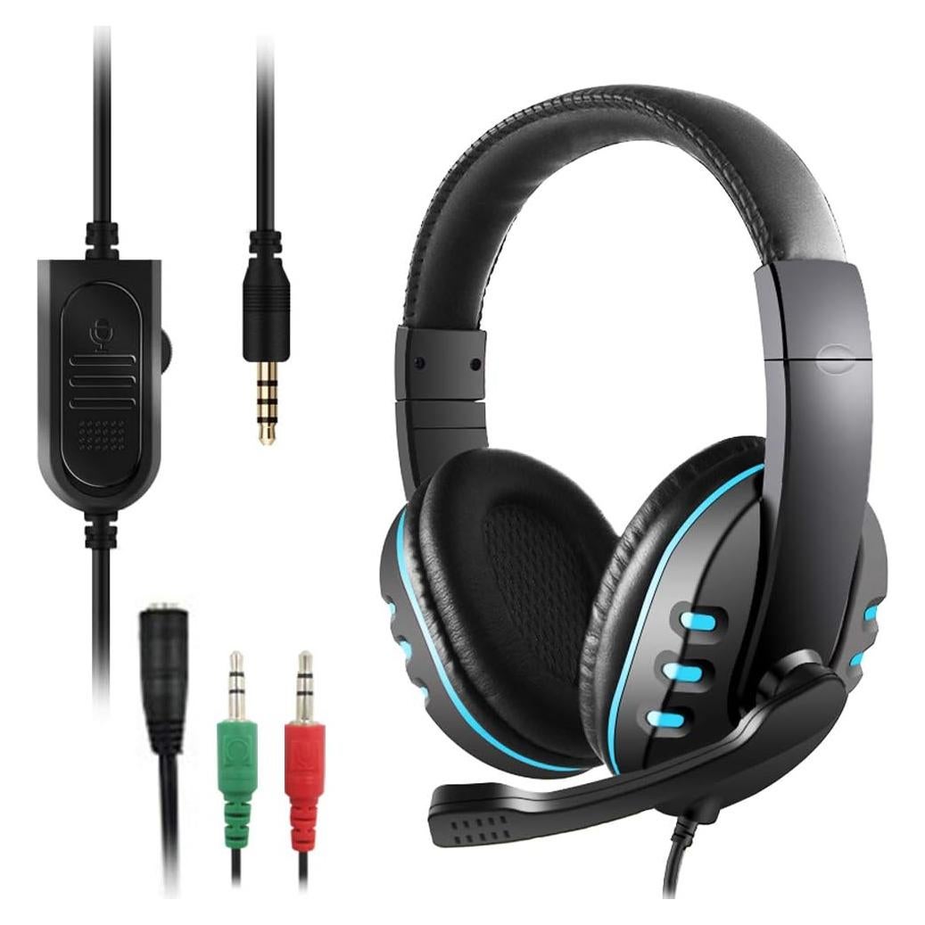 Auriculares Gaming DaKuan 3.5mm con Micrófono y Control de Volumen