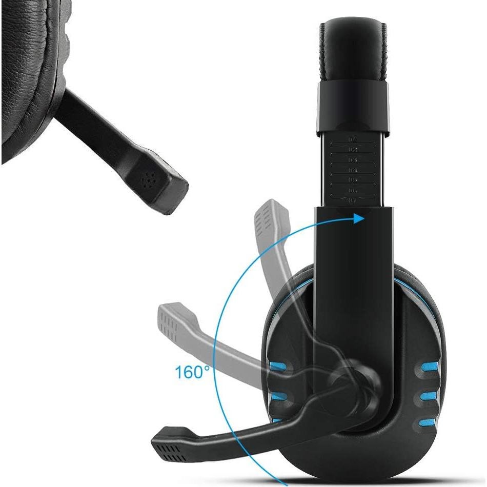 Auriculares Gaming DaKuan 3.5mm con Micrófono y Control de Volumen