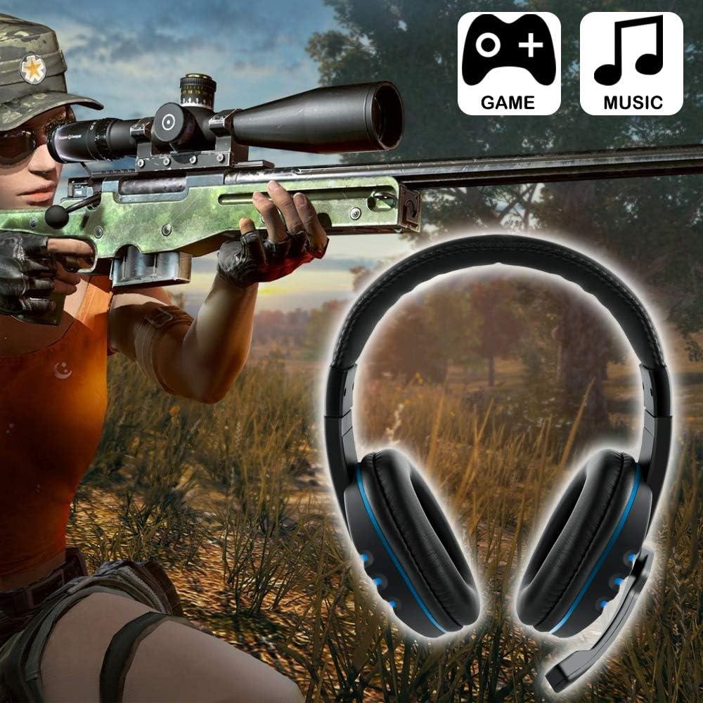 Auriculares Gaming DaKuan 3.5mm con Micrófono y Control de Volumen