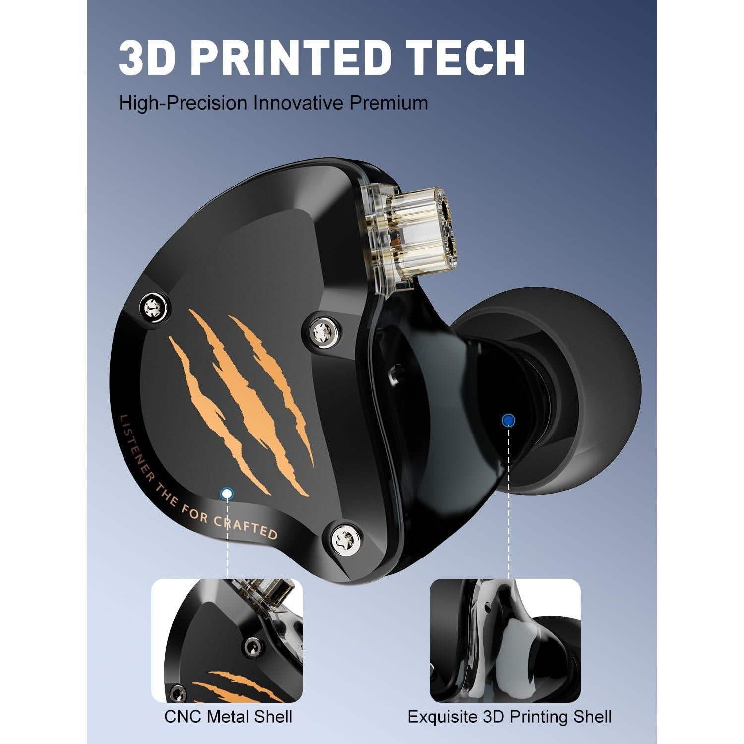 Auriculares In Ear RYTHFLO WD01 HiFi USB-C con Micrófono