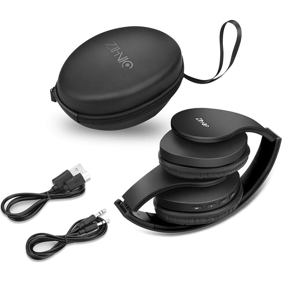 Auriculares Bluetooth ZIHNIC WH-816 Plegables Inalámbricos Negro