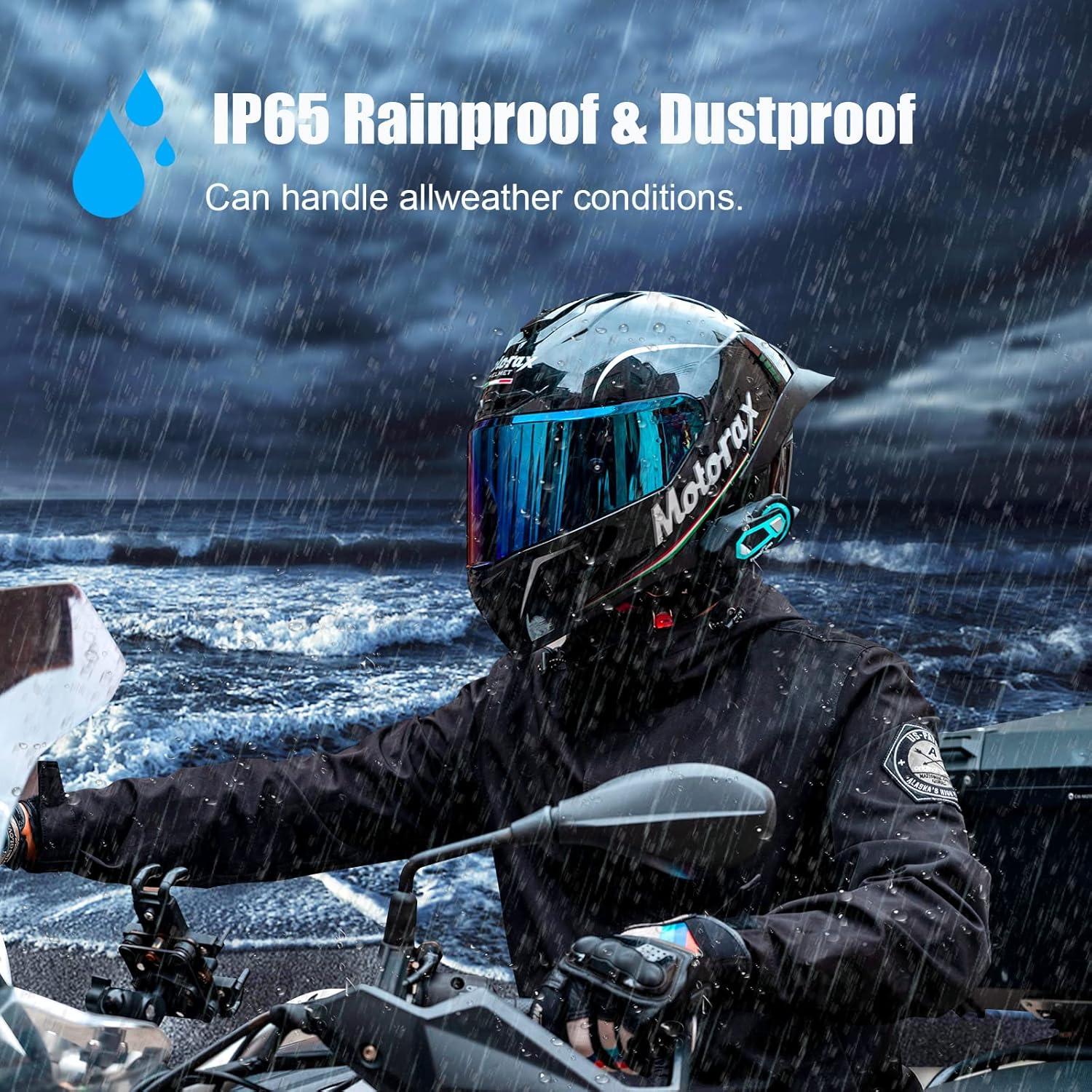 Auricular Bluetooth FreedConn TMAX PRO para Casco de Motocicleta