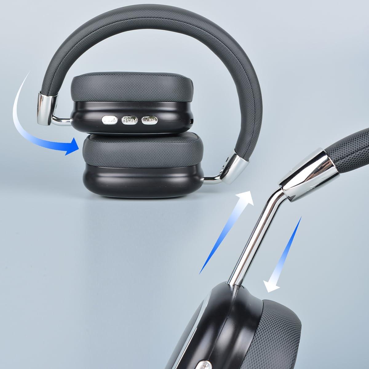 Auriculares Inalámbricos Shantou B35 HiFi Plegables Negro