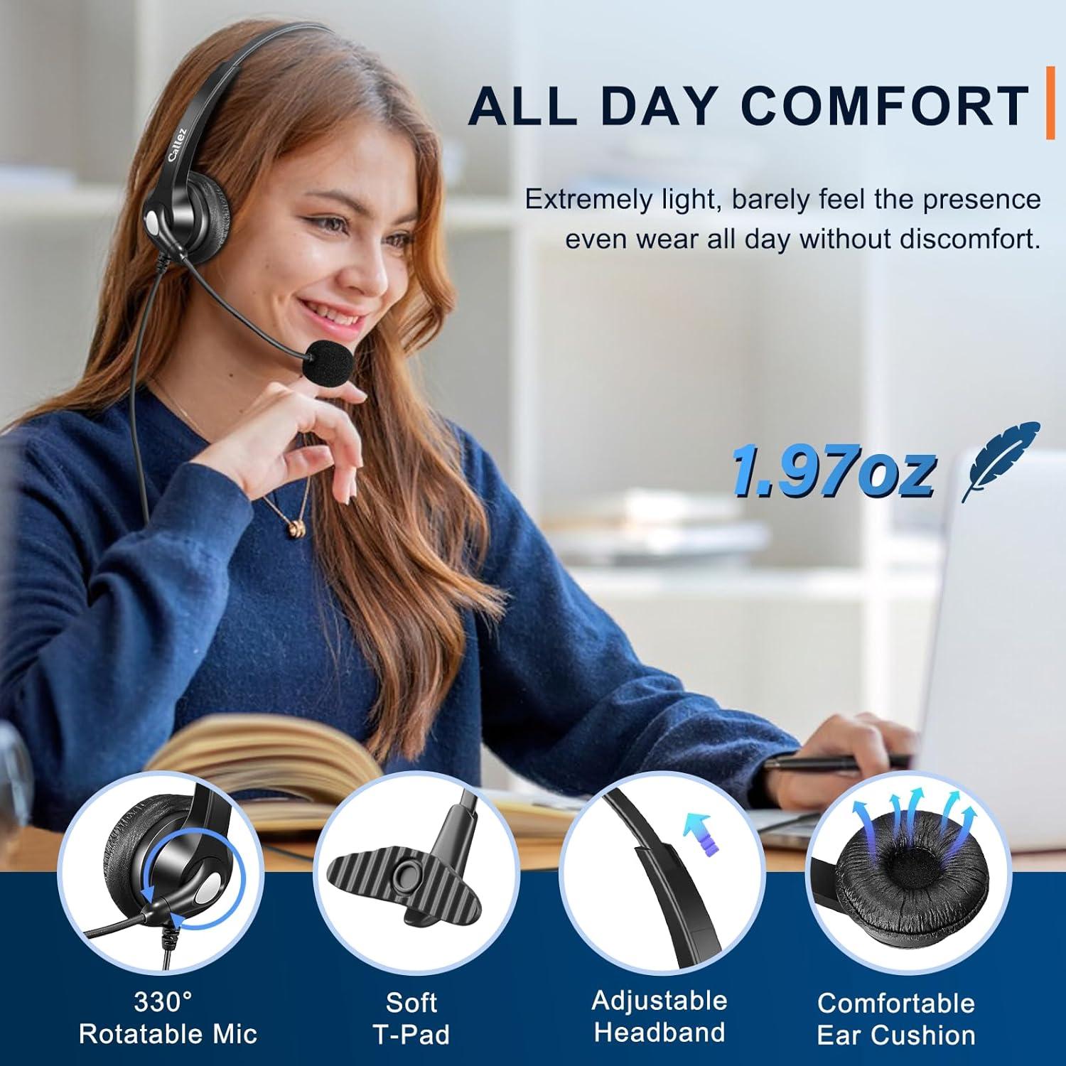 Auriculares Callez GC500E1 con Micrófono 3.5mm - Cancelación de Ruido