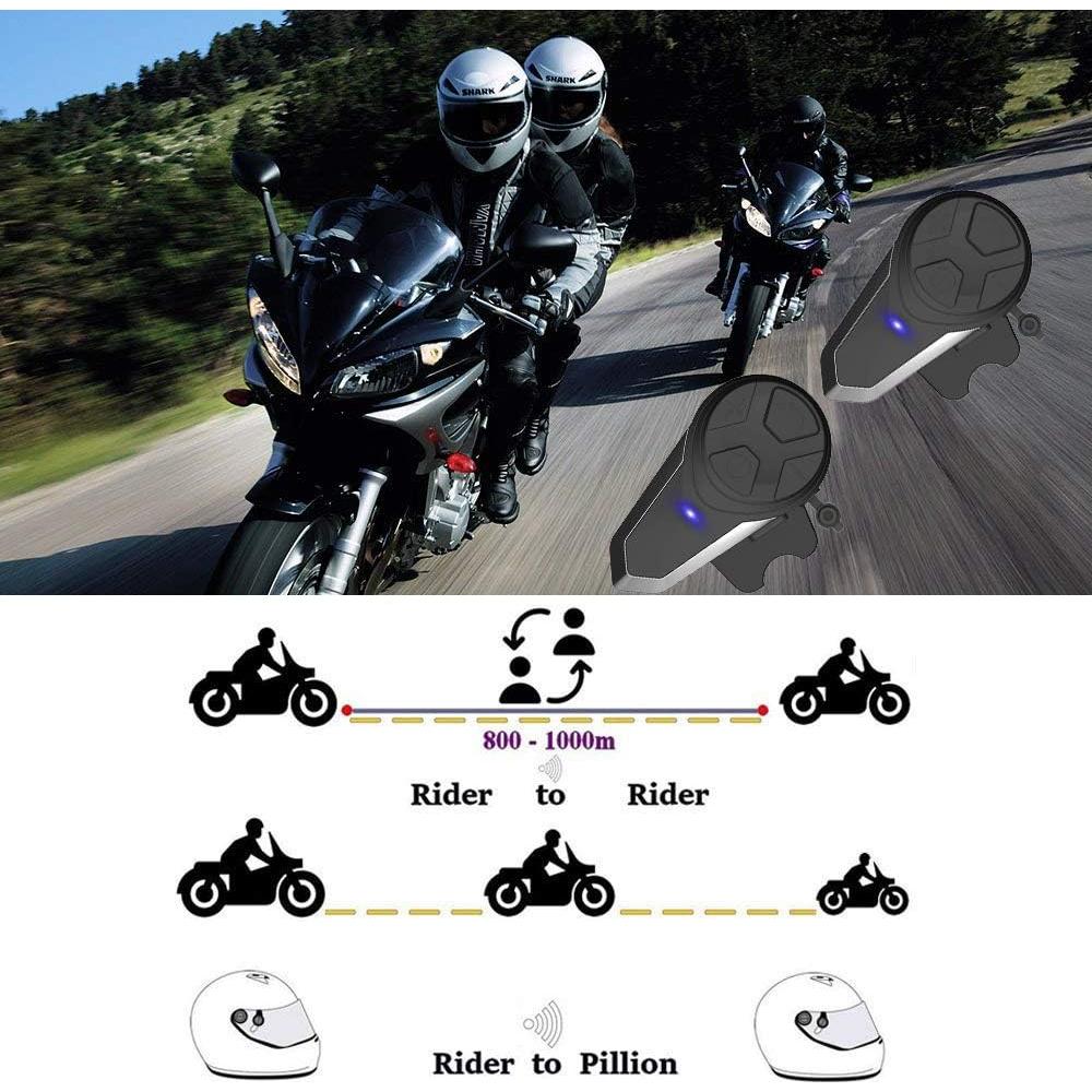 Auricular Bluetooth Dgakcvb BT-S3 Intercomunicador 1000m