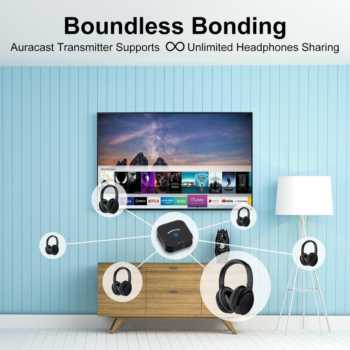 Auriculares Inalámbricos HomeSpot JM320 + Transmisor BA210 v2