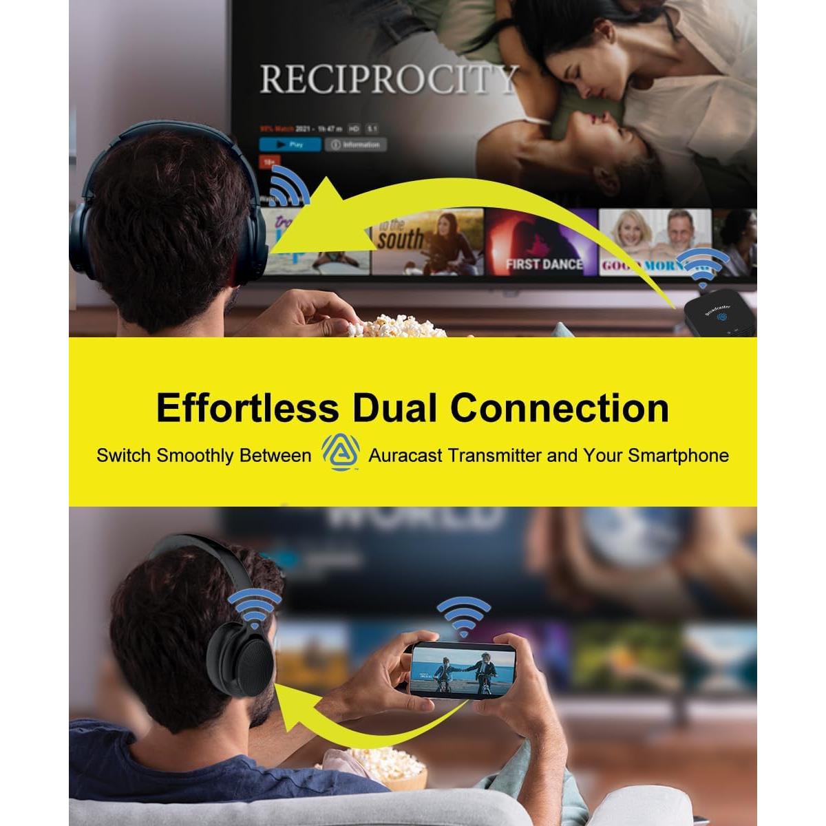 Auriculares Inalámbricos HomeSpot JM320 + Transmisor BA210 v2