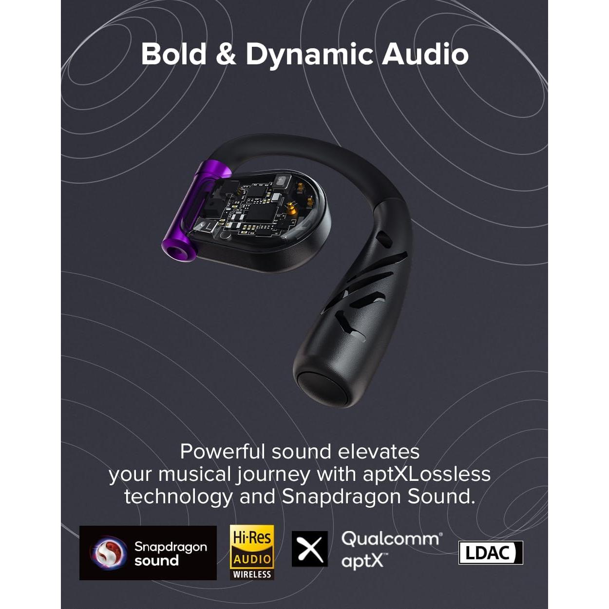 Auriculares Gaming Inalámbricos Cleer ARC II - 35 Horas, Bluetooth 5.3, Negro