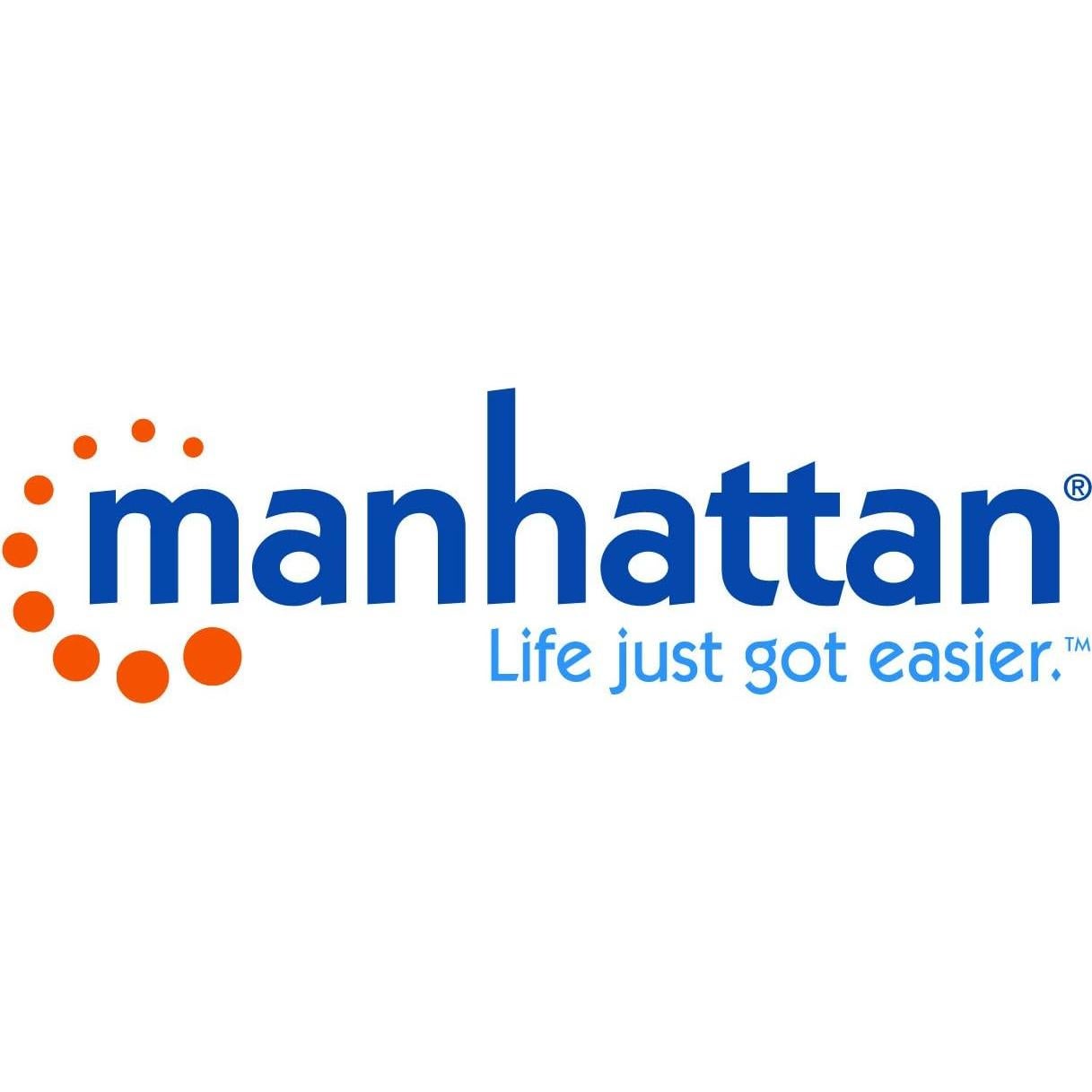 Auriculares Estéreo Manhattan 164429 con Micrófono y Control de Volumen