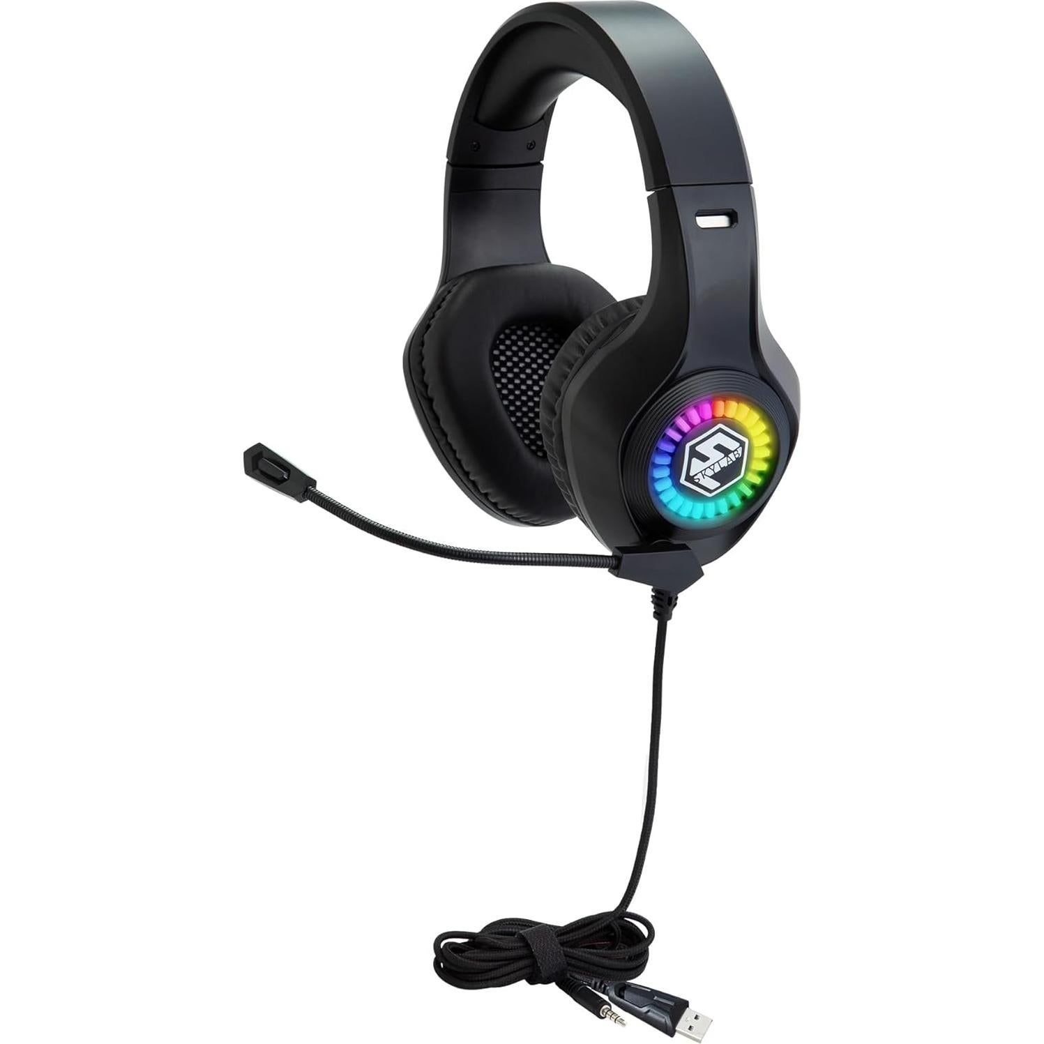 Auriculares Gaming Egghead Skylab con Luz LED y Micrófono