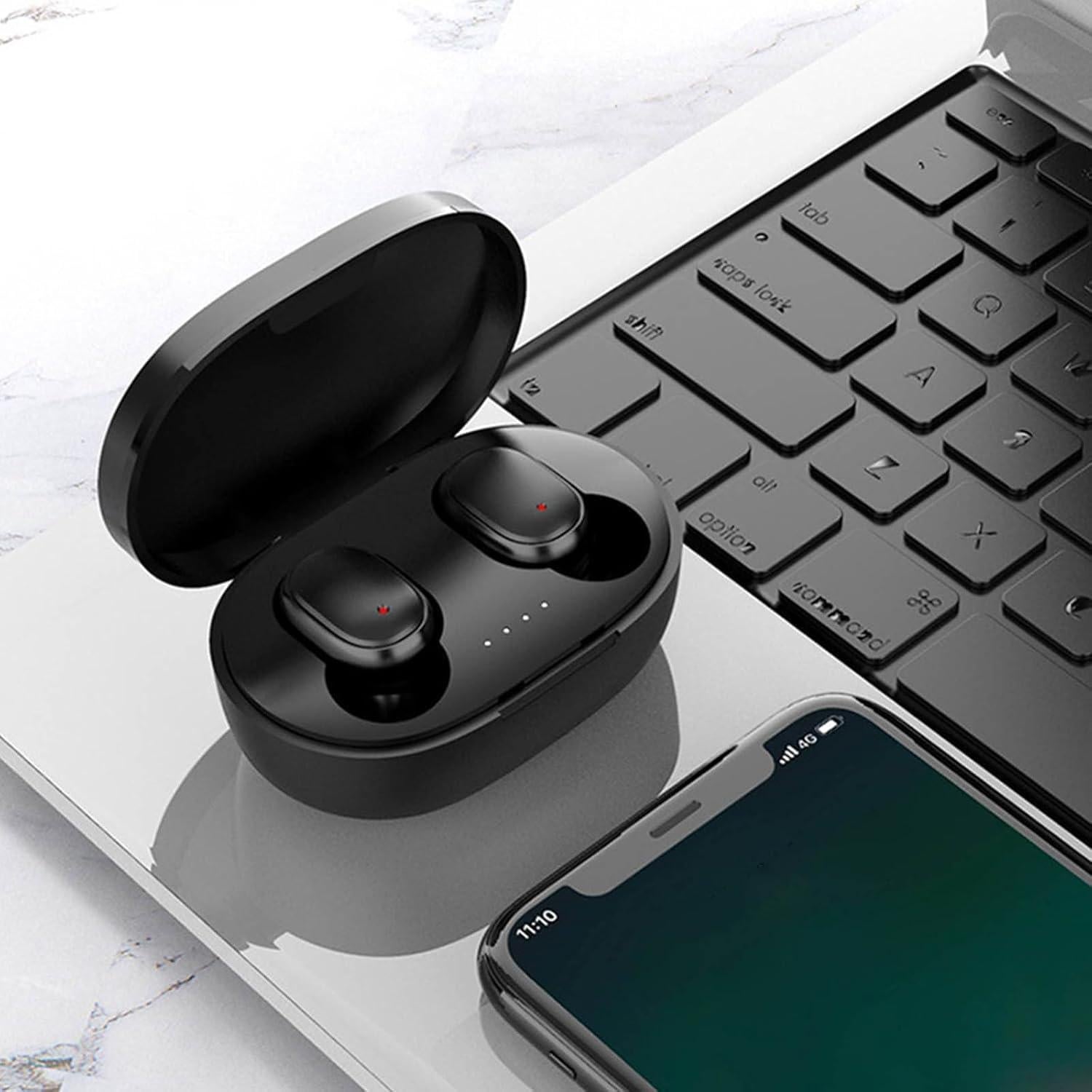 Auriculares Inalámbricos Bluetooth Wentoenapp ZWC3022-3024 Negro