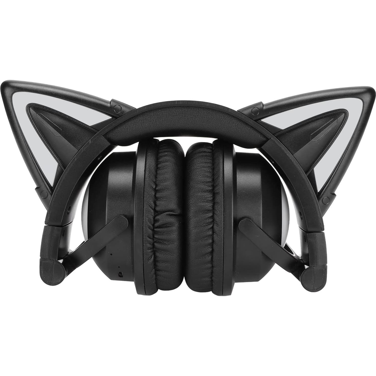 Auriculares Bluetooth Sanpyl 5.0 con orejas de gato, estéreos