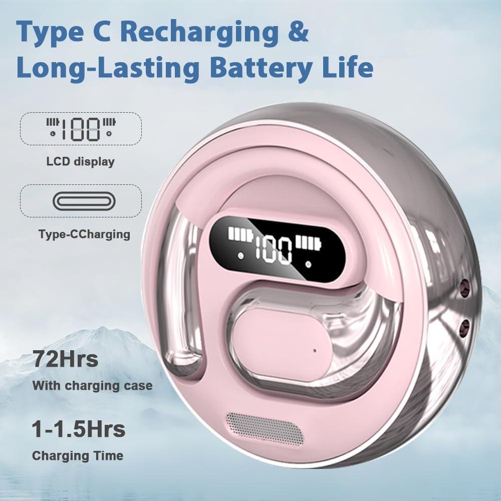 Auriculares Traductores AI K03 Bluetooth Rosa - 144 Idiomas