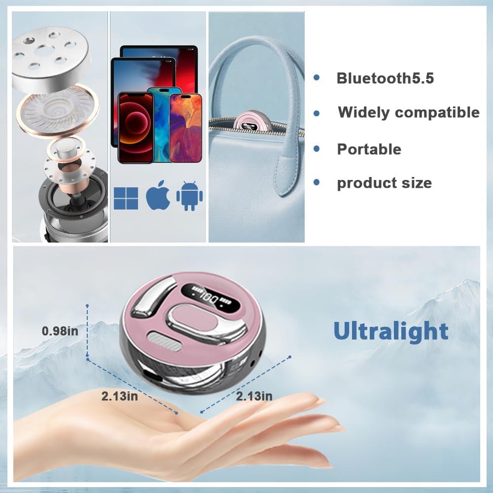 Auriculares Traductores AI K03 Bluetooth Rosa - 144 Idiomas