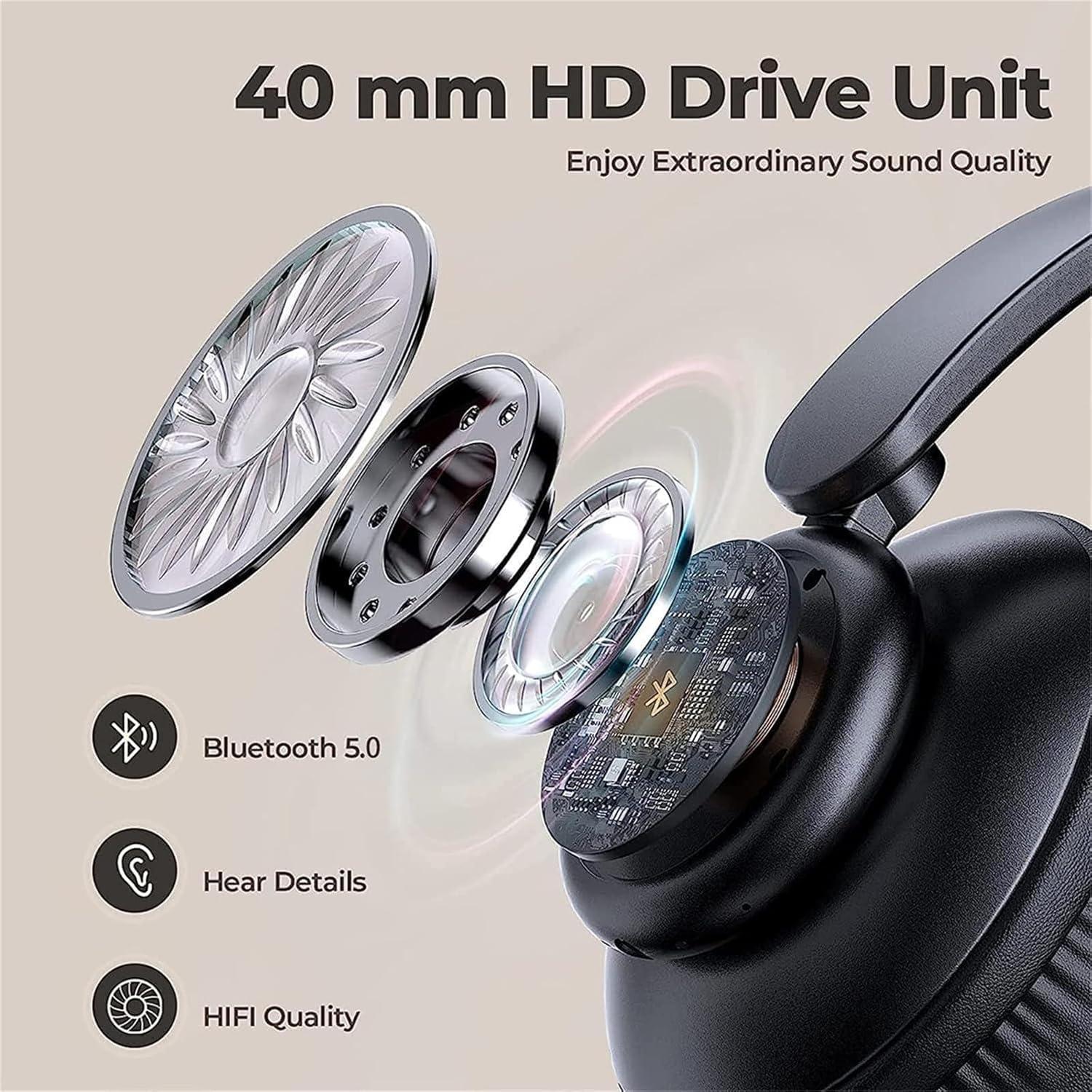 Auriculares Bluetooth MGHOAQFRS B39 con LED y reducción de ruido