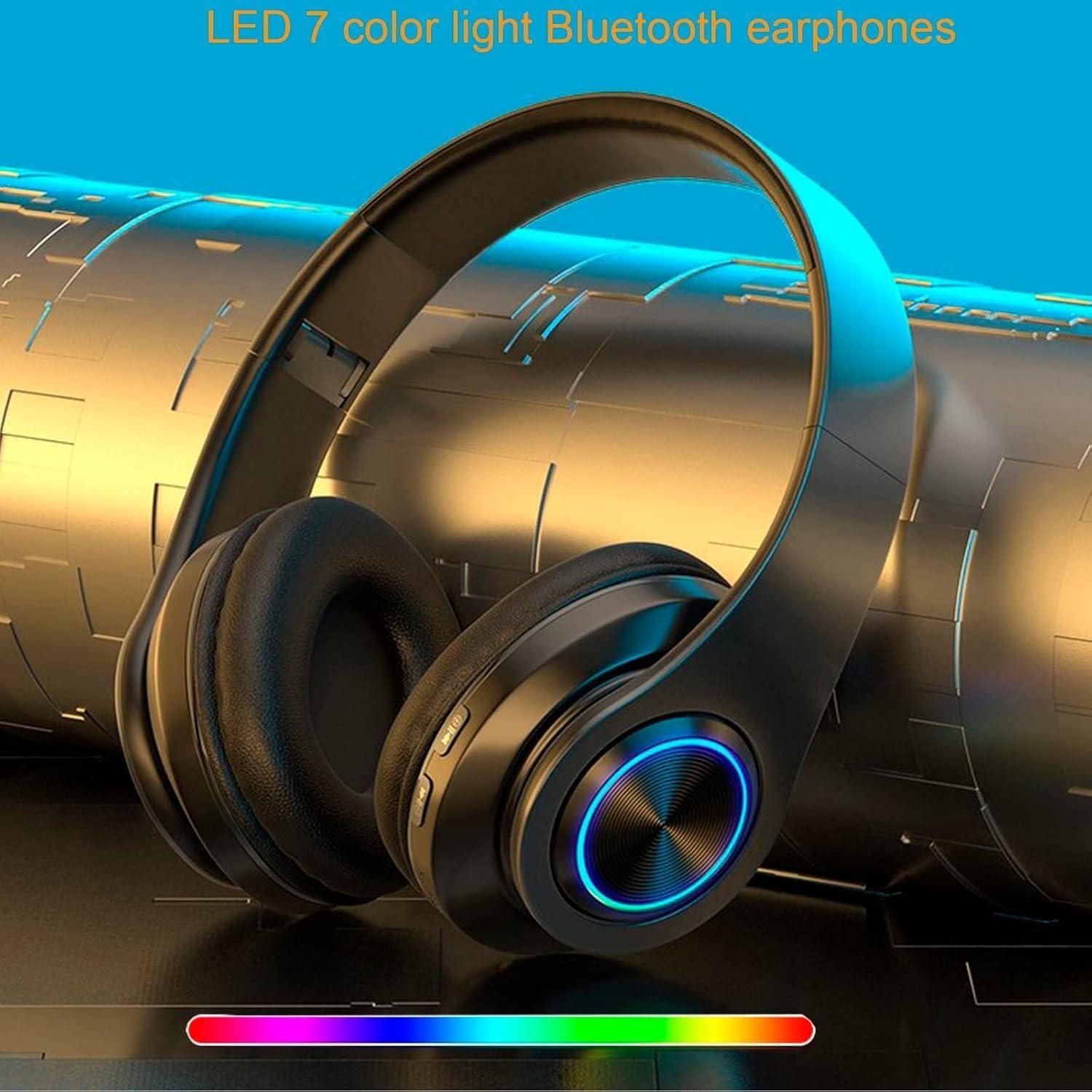 Auriculares Bluetooth MGHOAQFRS B39 con LED y reducción de ruido