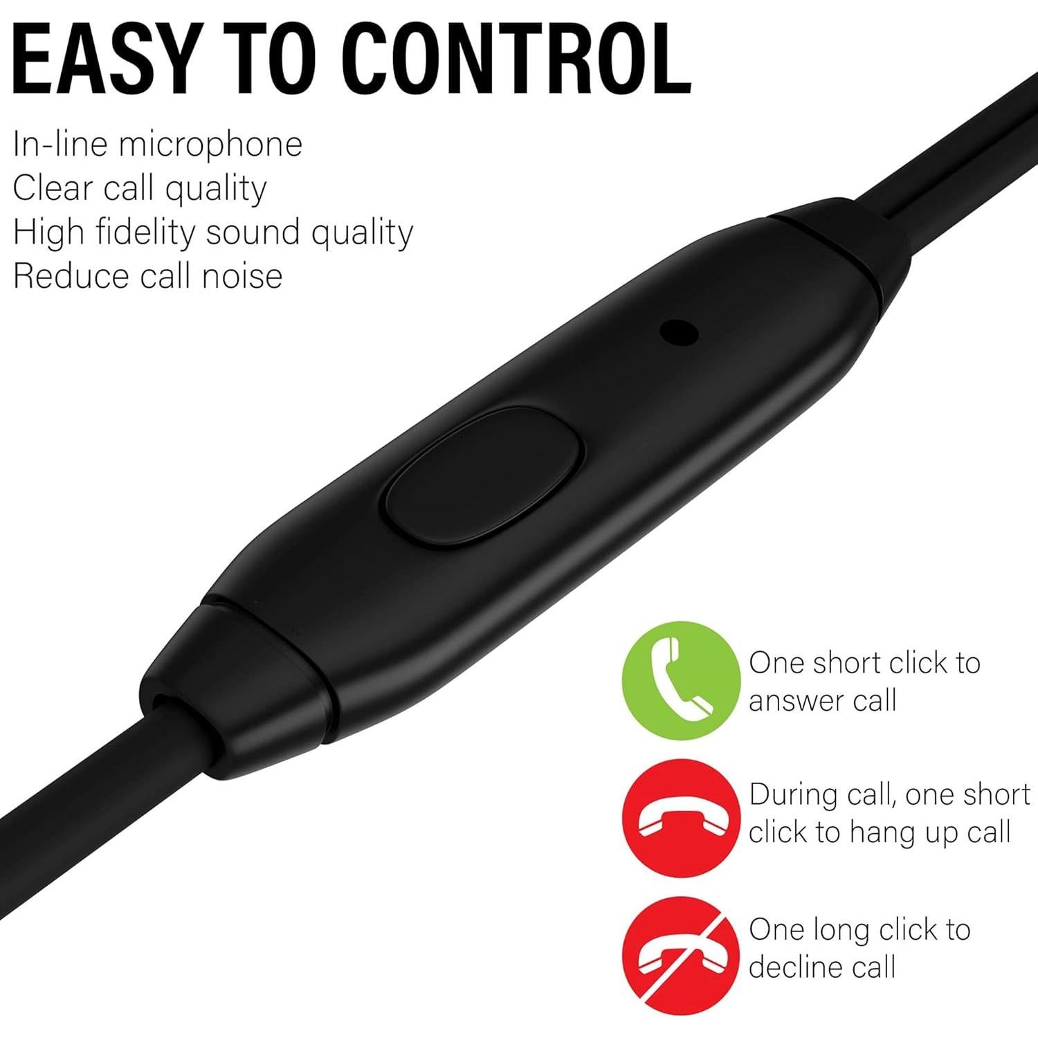 Auriculares con cable Maeline 100 Pack, Micrófono, 10 Colores