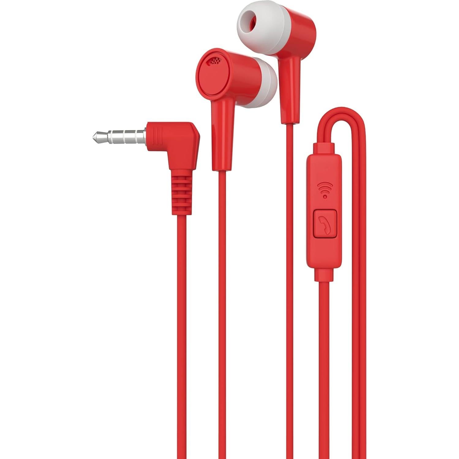 Auriculares con cable Maeline 100 Pack, Micrófono, 10 Colores