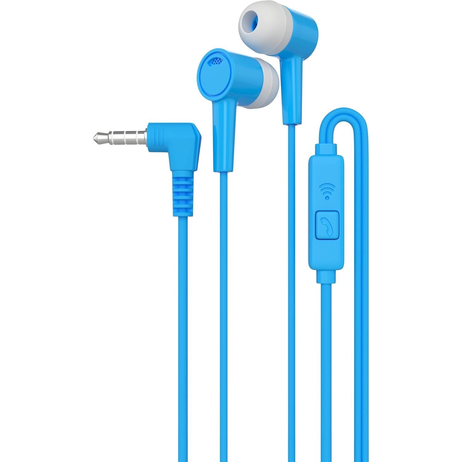 Auriculares con cable Maeline 100 Pack, Micrófono, 10 Colores