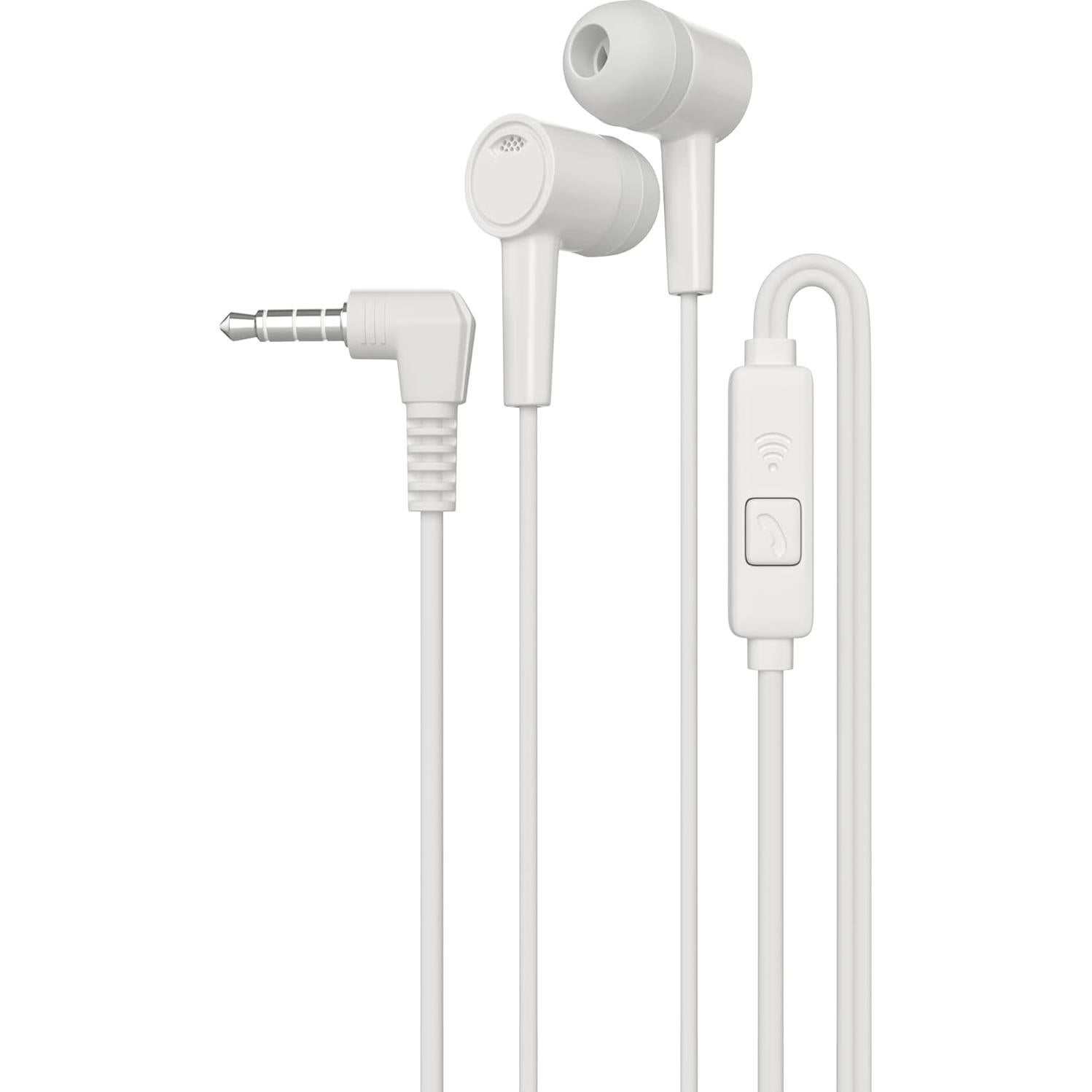 Auriculares con cable Maeline 100 Pack, Micrófono, 10 Colores