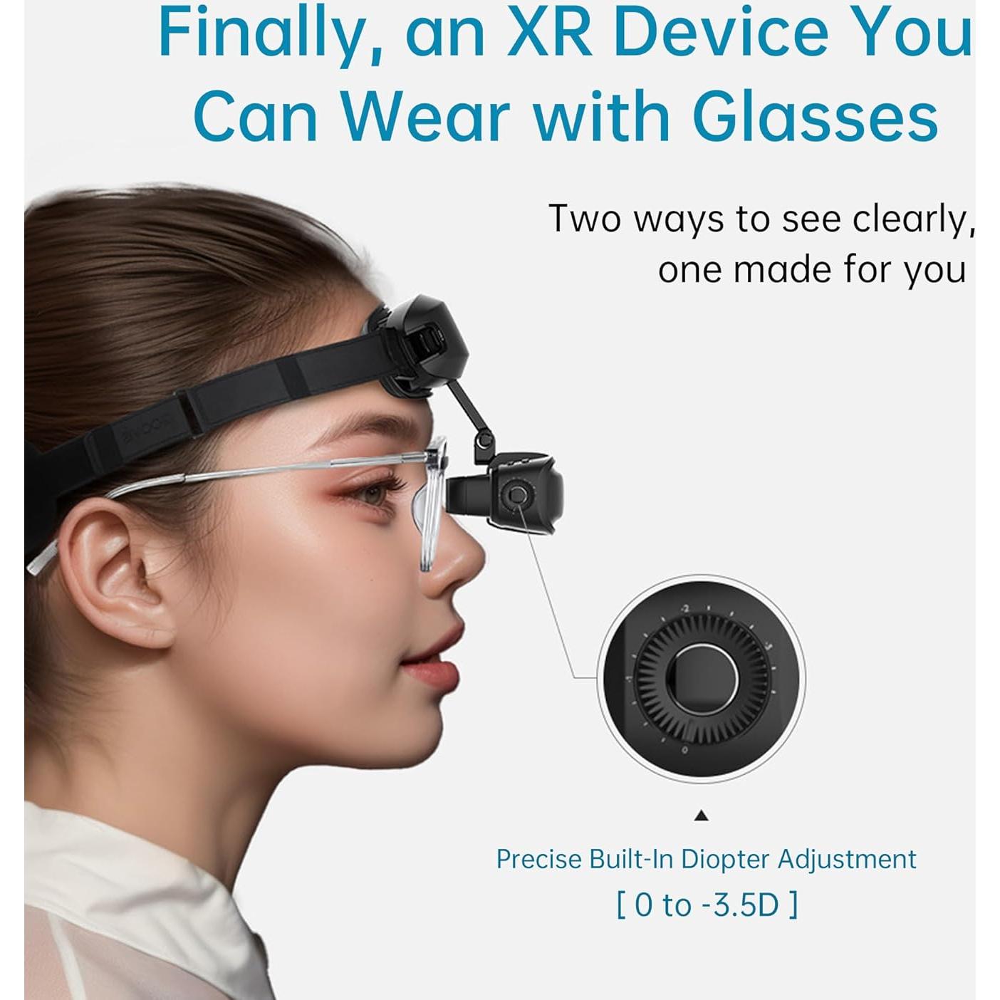 GOOVIS Art XR Pantalla Montada en la Cabeza D4H1 110'' FHD