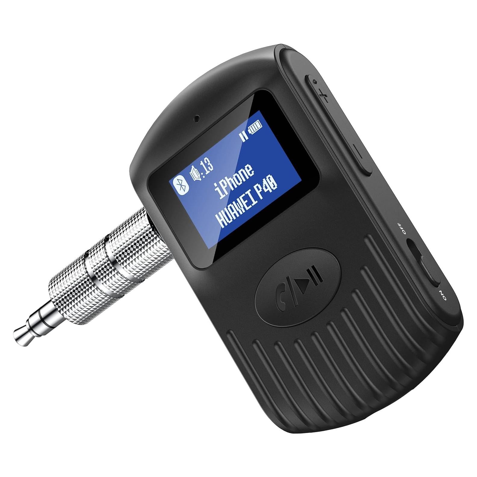 Receptor Bluetooth COMSOON J25 con Pantalla LCD 3.5mm AUX