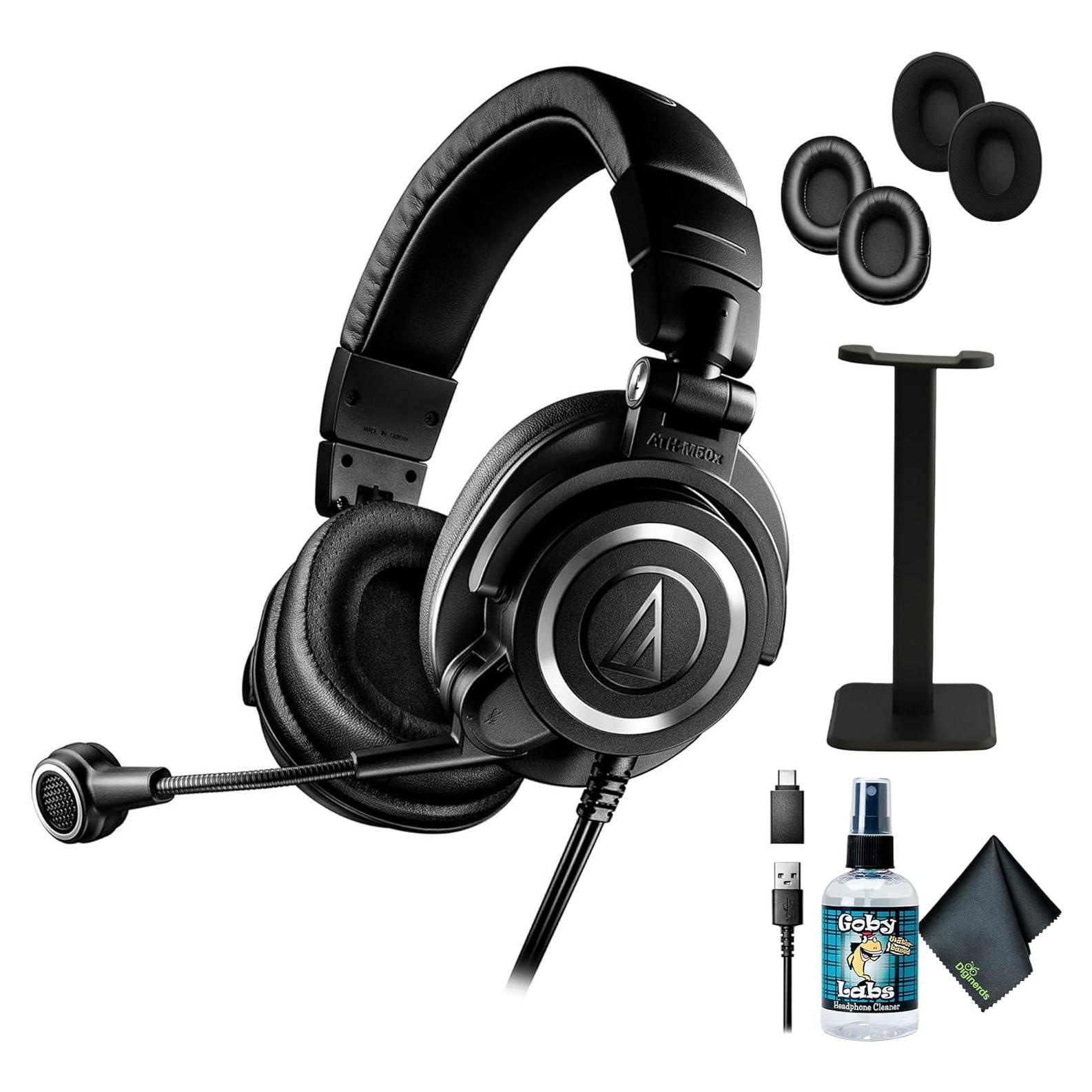 Auriculares Audio-Technica ATH-M50xSTS-USB StreamSet USB