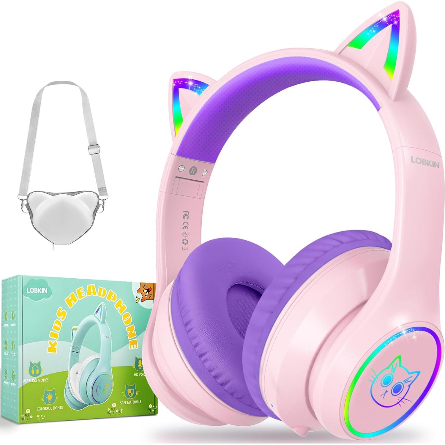 Auriculares Inalámbricos LOBKIN para Niños Bluetooth 5.4 35H