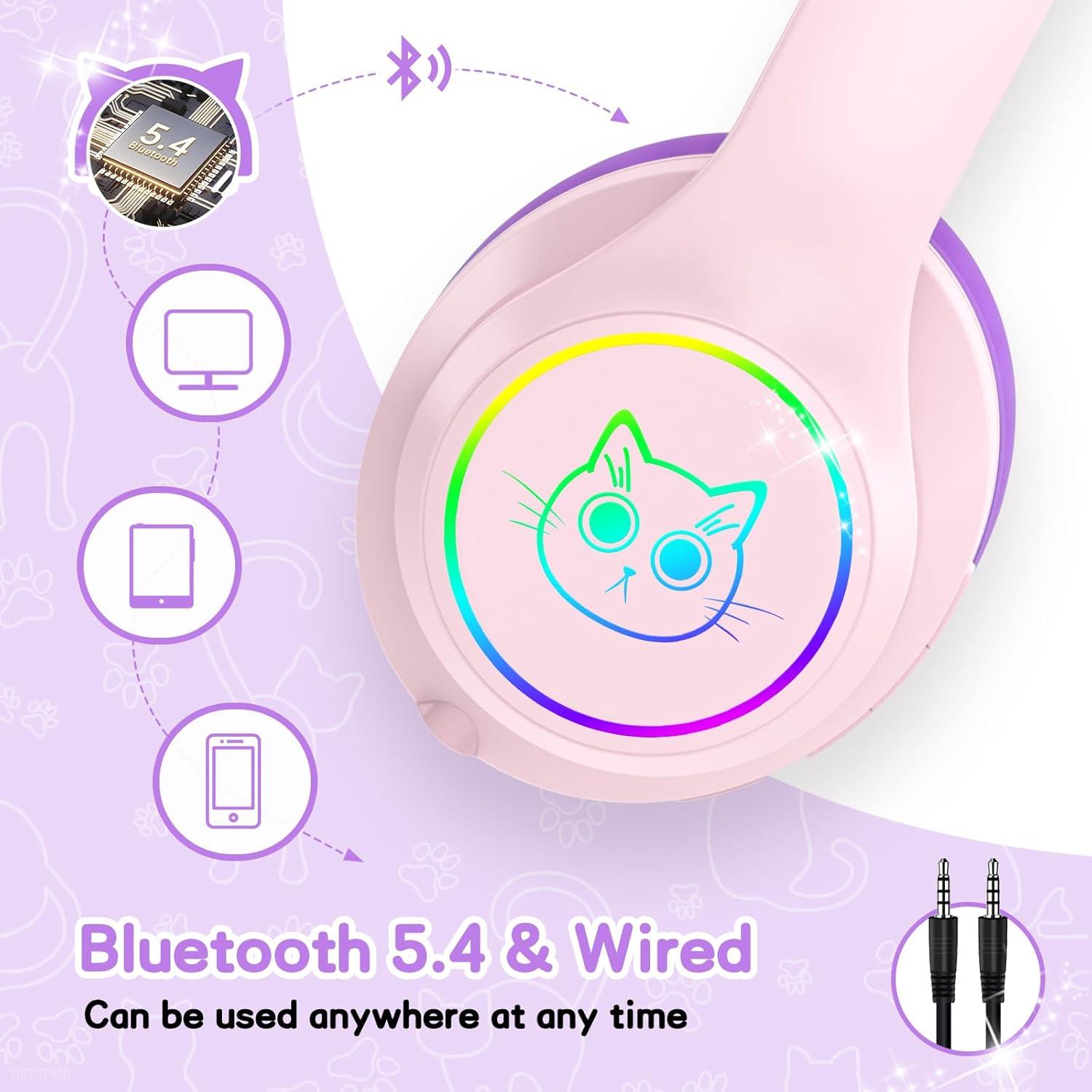 Auriculares Inalámbricos LOBKIN para Niños Bluetooth 5.4 35H