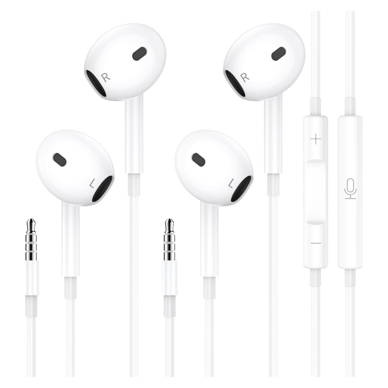 Auriculares con cable Rolson A2 - 2 unidades, sonido HiFi