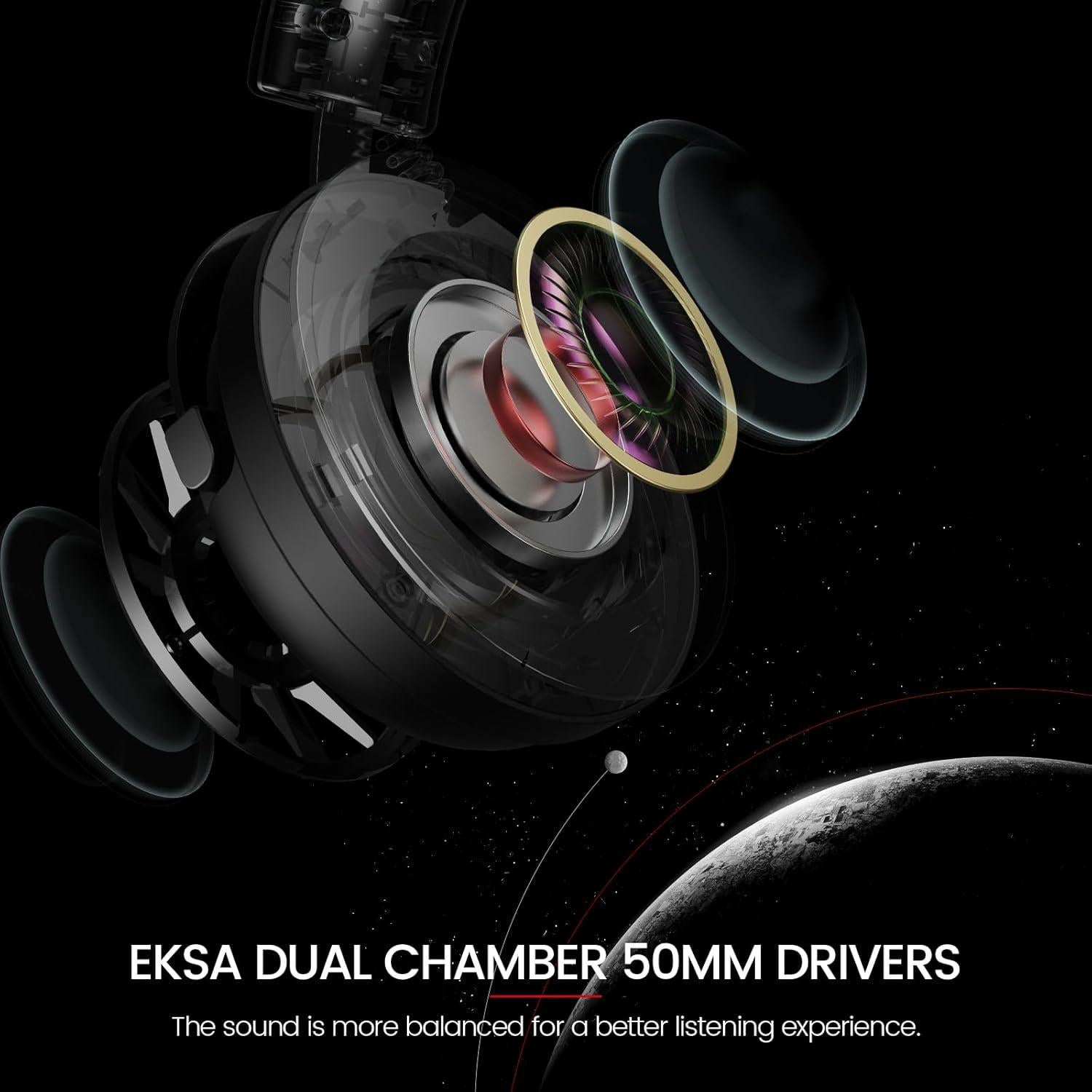 Auriculares para Juegos EKSA StarEngine S - Sonido Surround 50mm