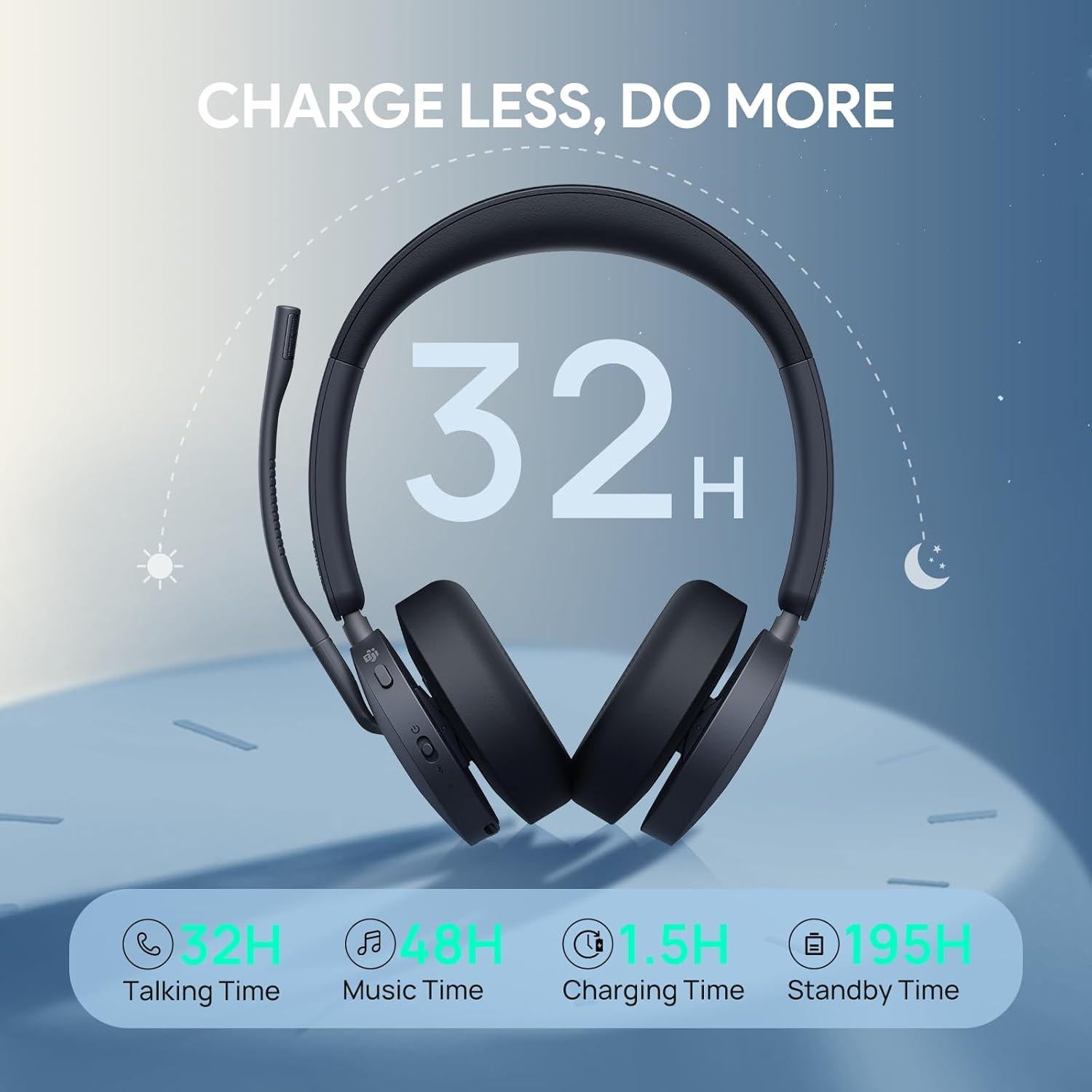 Auriculares Inalámbricos Yealink WH68 UC con ANC y Bluetooth