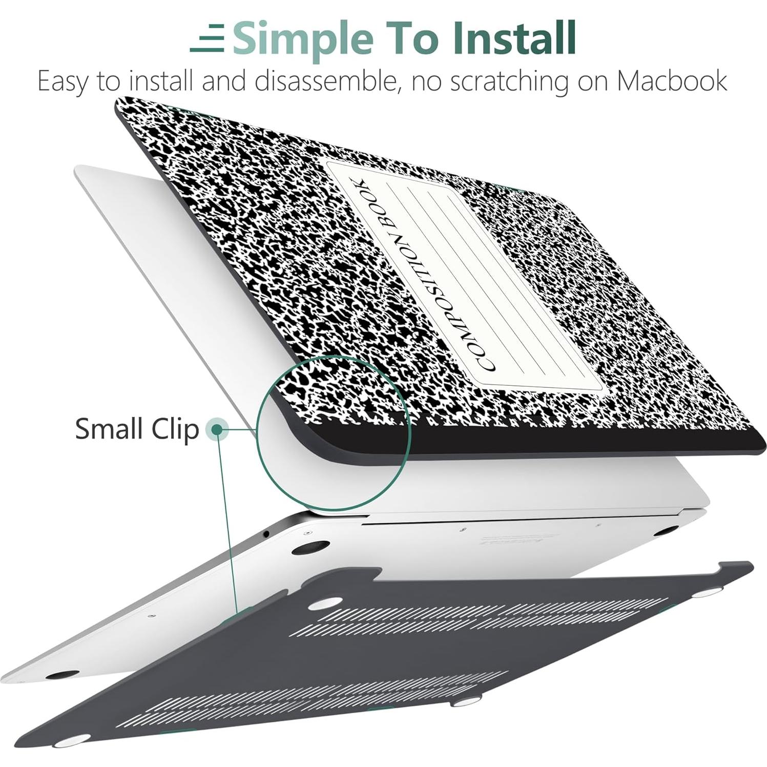 Carcasa DONGKE para MacBook Air 13.3" 2021-2018 con Teclado