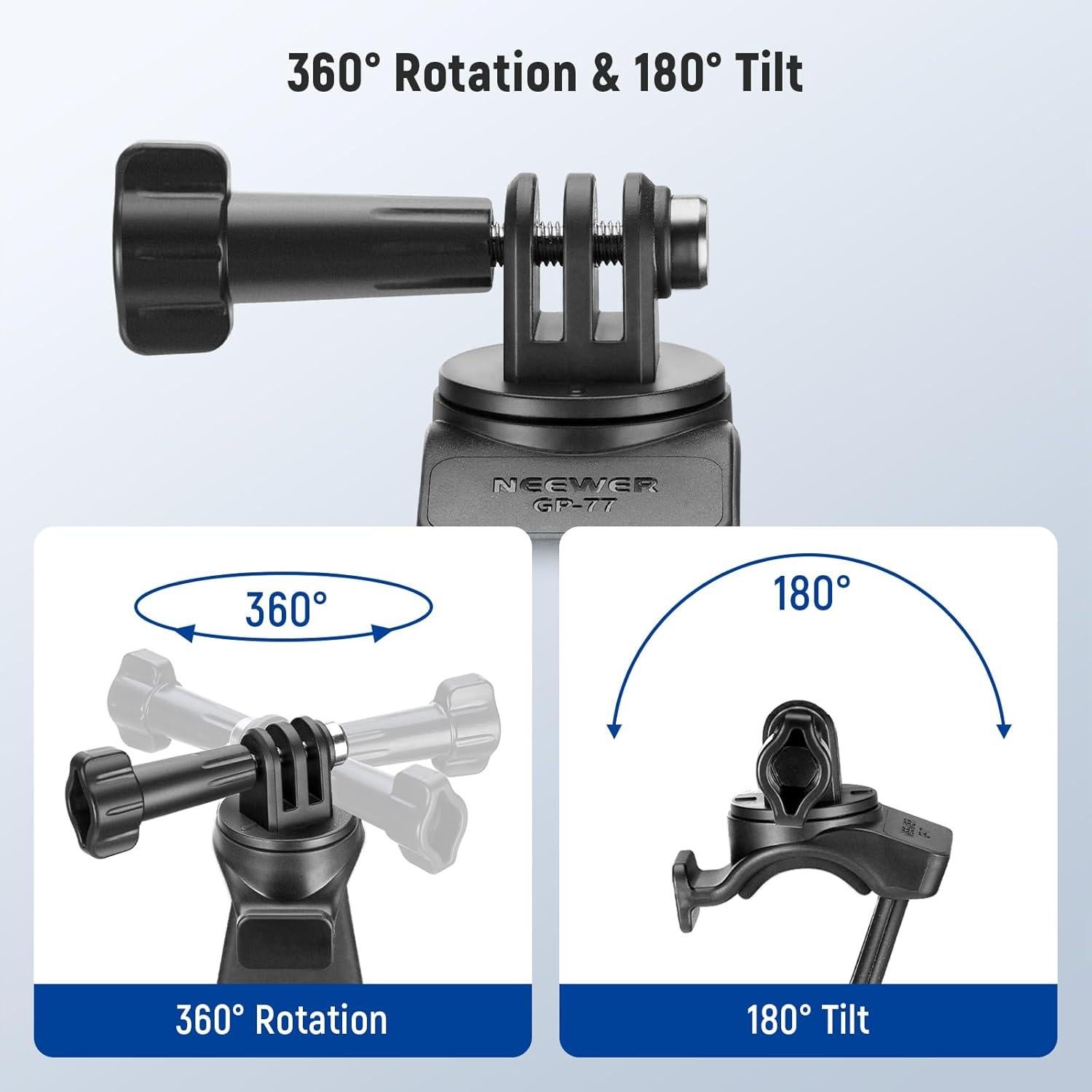 Soporte Flexible NEEWER GP-77 para Cámaras de Acción