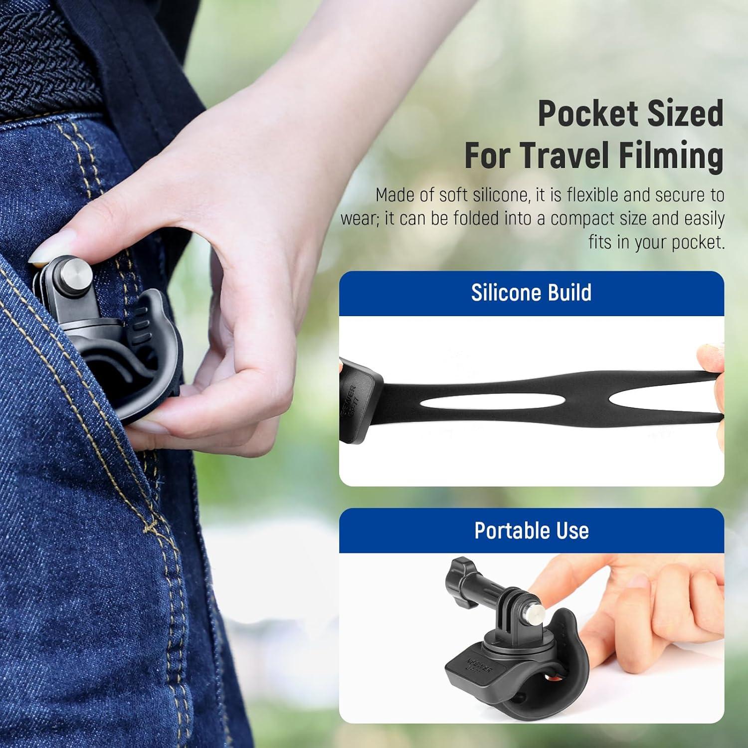 Soporte Flexible NEEWER GP-77 para Cámaras de Acción