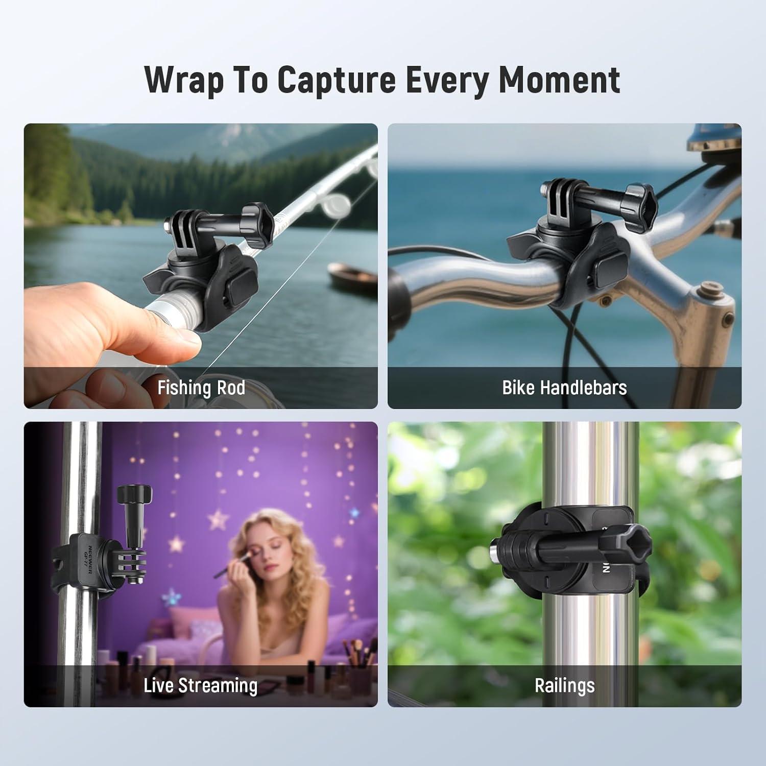 Soporte Flexible NEEWER GP-77 para Cámaras de Acción