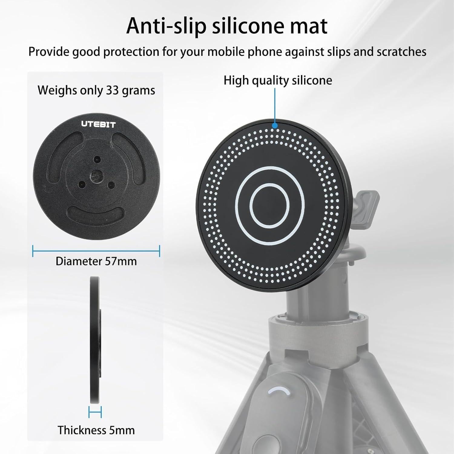 Adaptador de Montaje Magnético UTEBIT para iPhone 15/14/13/12