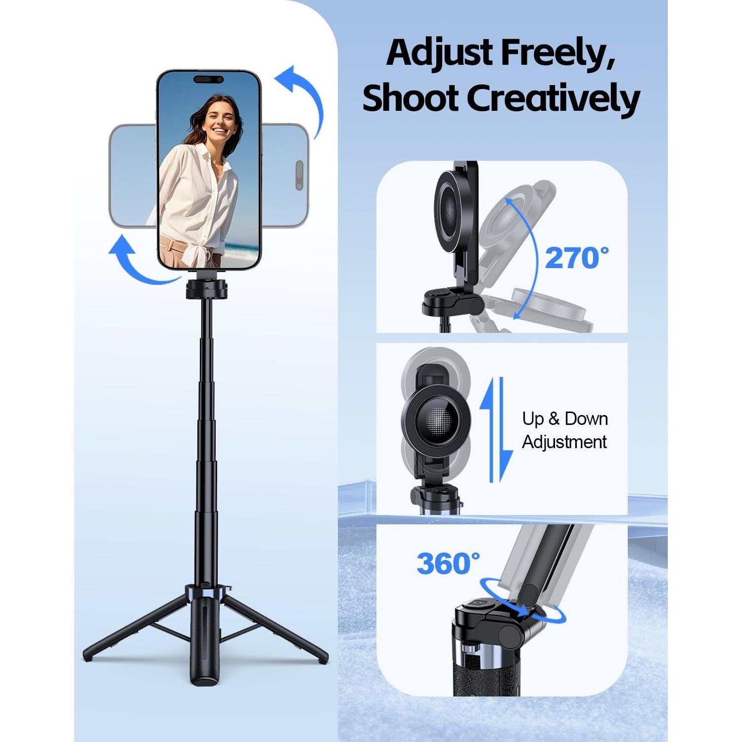 Trípode Mini UBeesize con Control Remoto para iPhone/Android