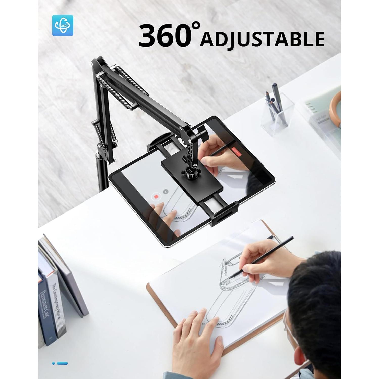 Soporte para Tableta UBeesize Ajustable 360° para Cama y Suelo