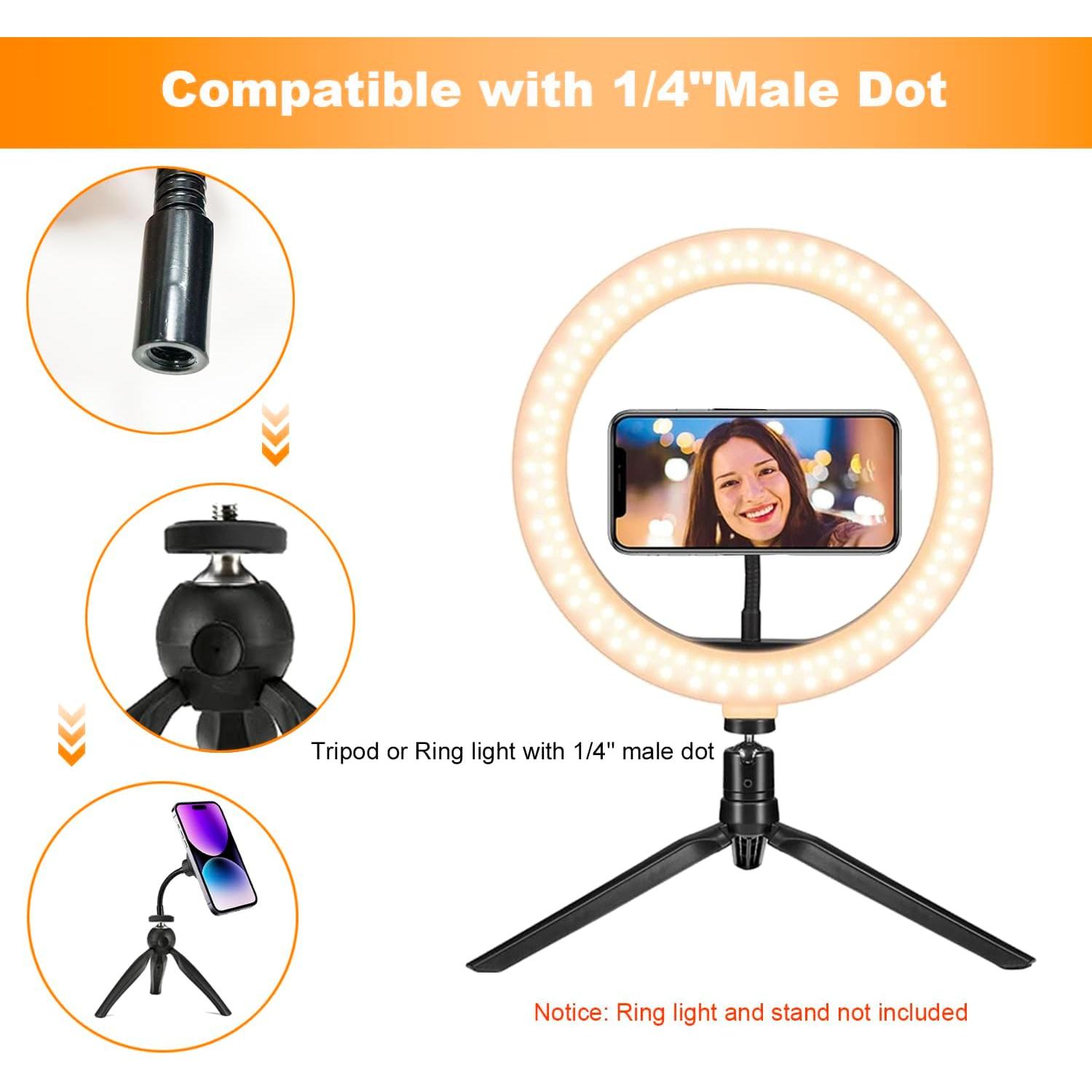 Soporte Magnético para Teléfono JCTRIWAY con Luz de Anillo