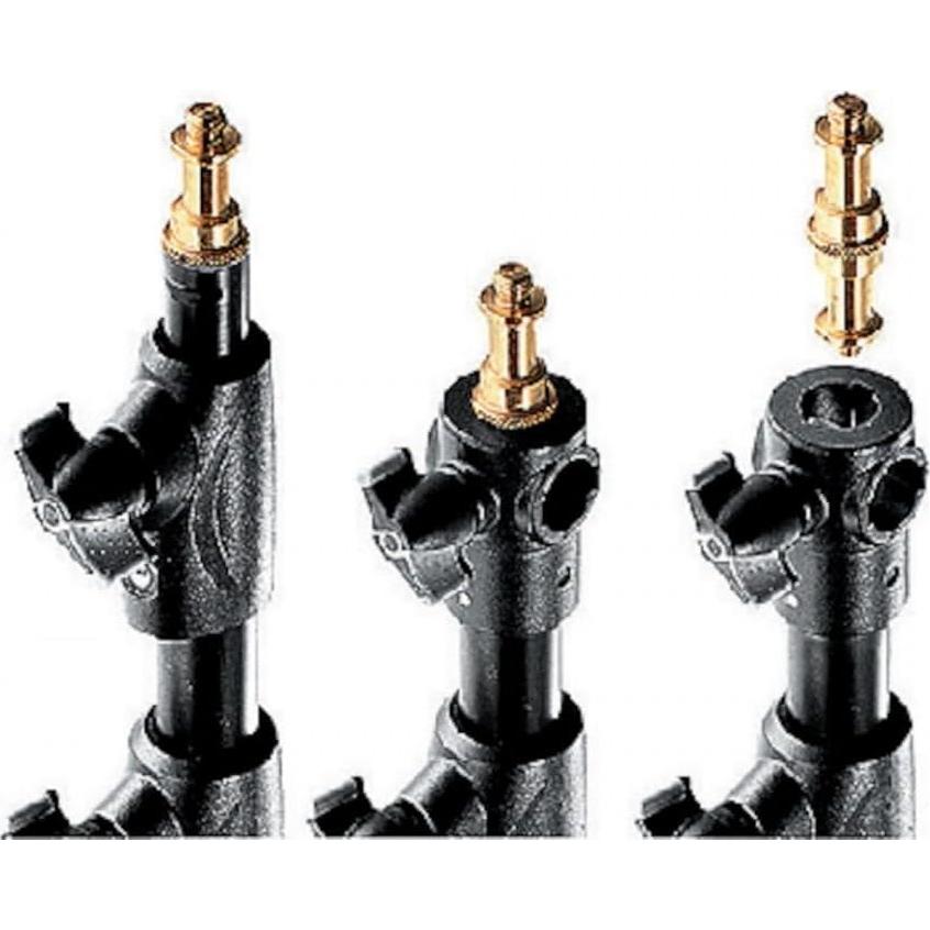 Trípode Manfrotto 1005BAC-3 3 Piezas Aluminio Negro 2.5kg