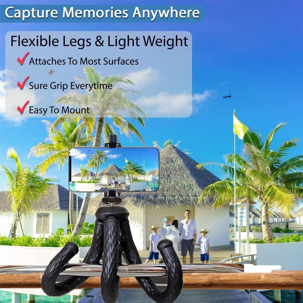 Soporte trípode flexible Fugetek FT-428 para cámara y teléfono