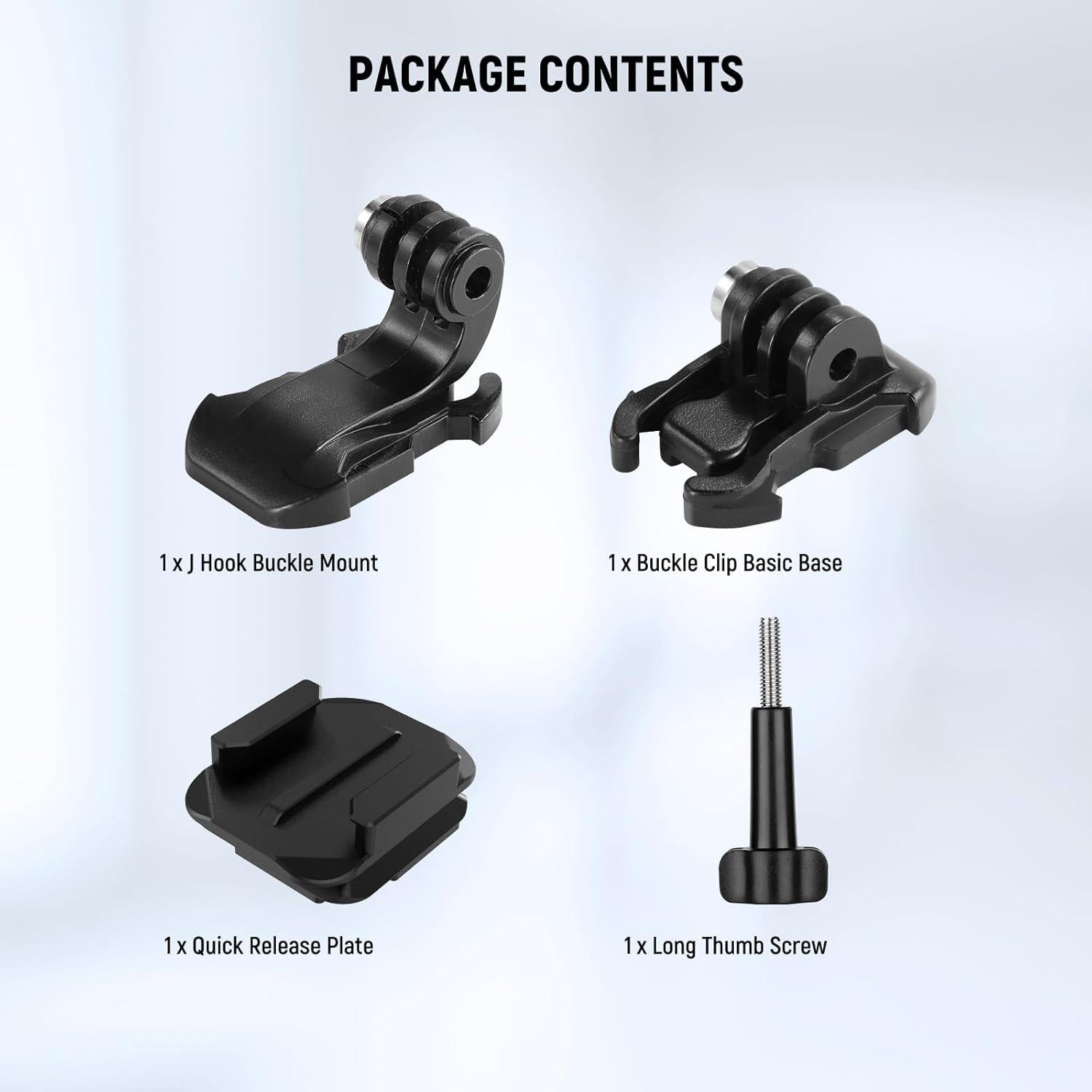 Kit Adaptador Montaje Correa Mochila NEEWER para GoPro y DJI