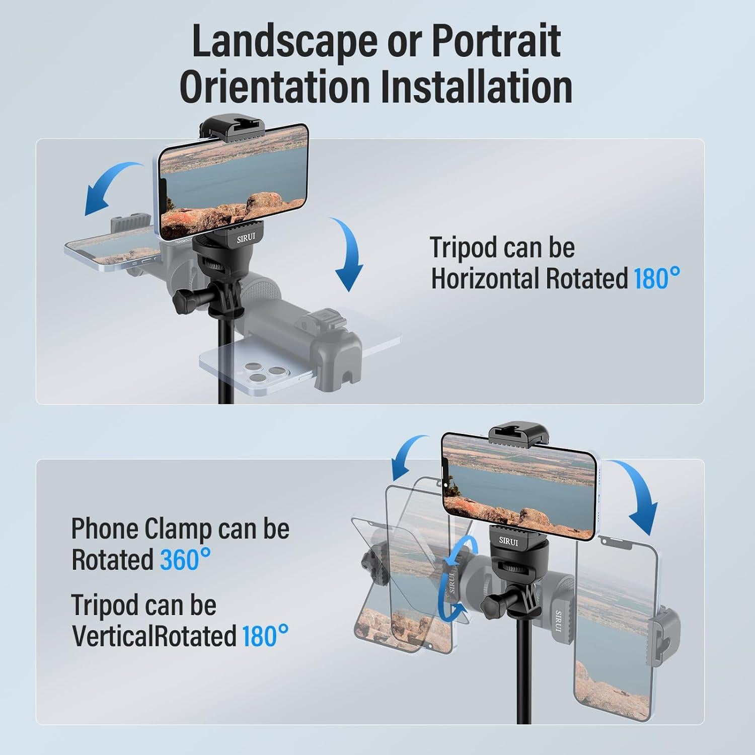 Trípode Portátil SIRUI MS-01K con Control Remoto Bluetooth